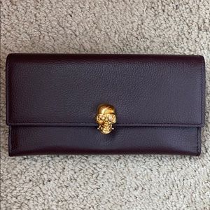 Alexander McQueen Skull Continental Wallet